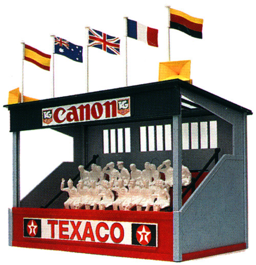 SCALEXTRIC Sport grandstand with spectators
